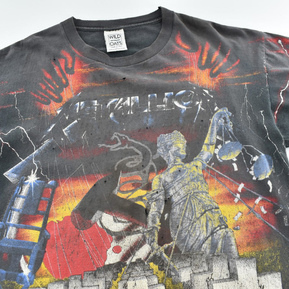 90's Metallica AOP ヘヴィメタル ロックTシャツ 260714HFK2
