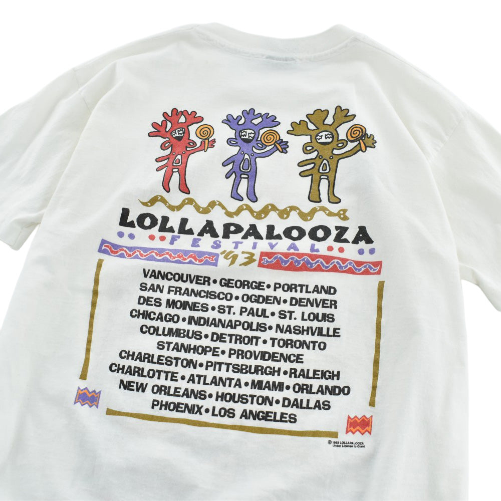 90's Lollapalooza '93 フェスティバル ロックTシャツ 260811HSH1