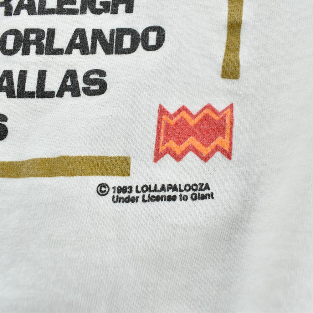 90's Lollapalooza '93 フェスティバル ロックTシャツ 260811HSH1