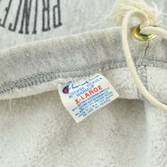 80's Champion REVERSE WEAVE "PRINCETON" 染み込み スウェットパンツ 260206H