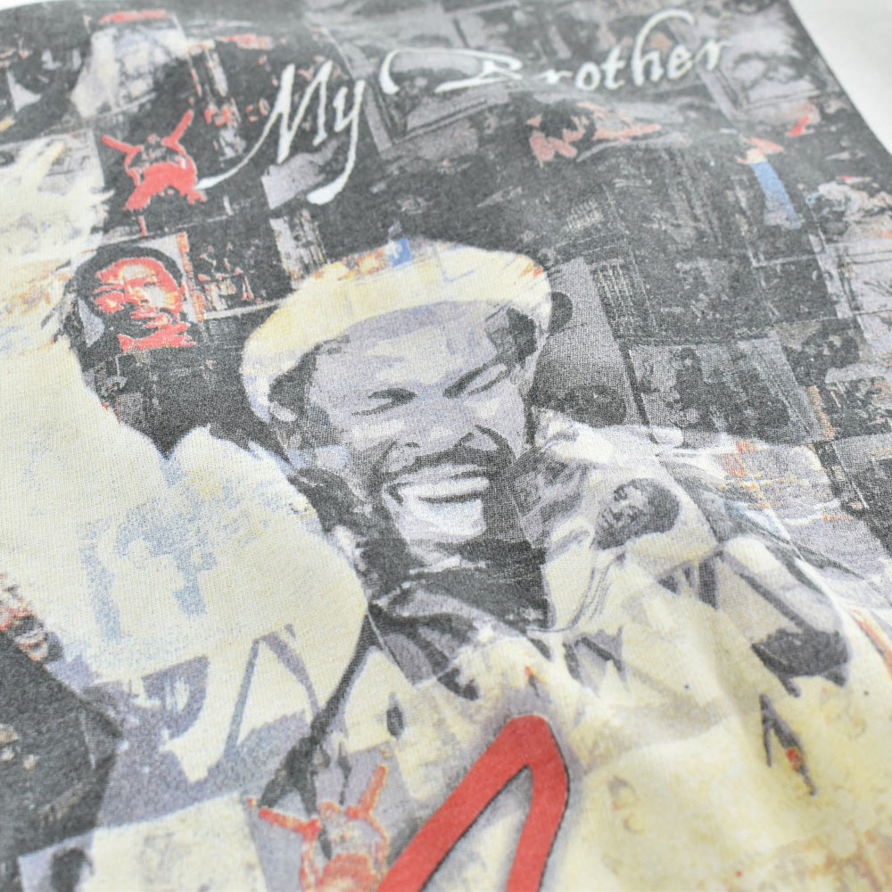 Y2K Marvin Gaye "My Brother Marvin" Memorial Tシャツ 260320H