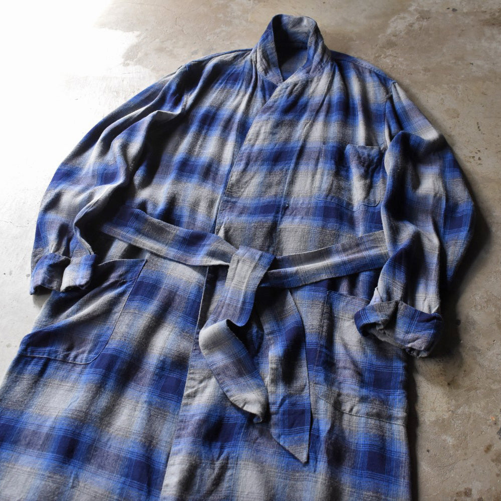 60’s オンブレチェック レーヨンガウン 251107H