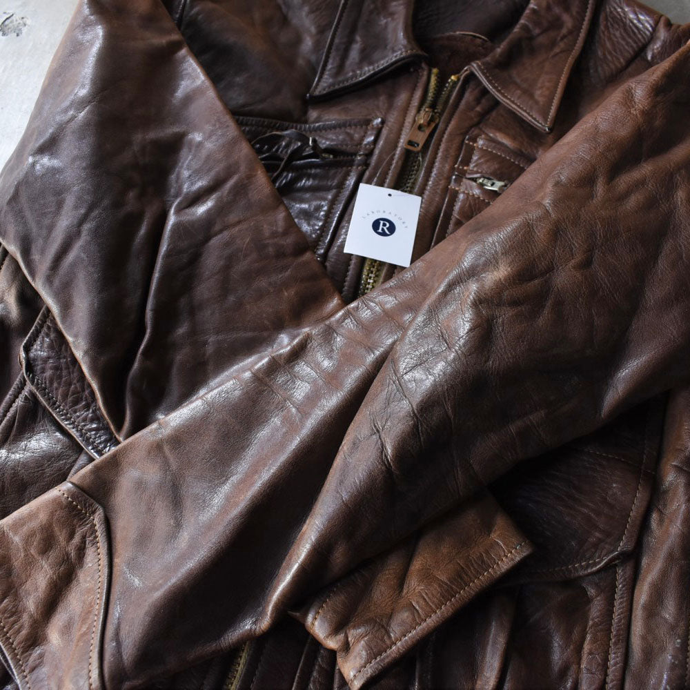 70’s KOK ハンドクラフト レザージャケット   251125H