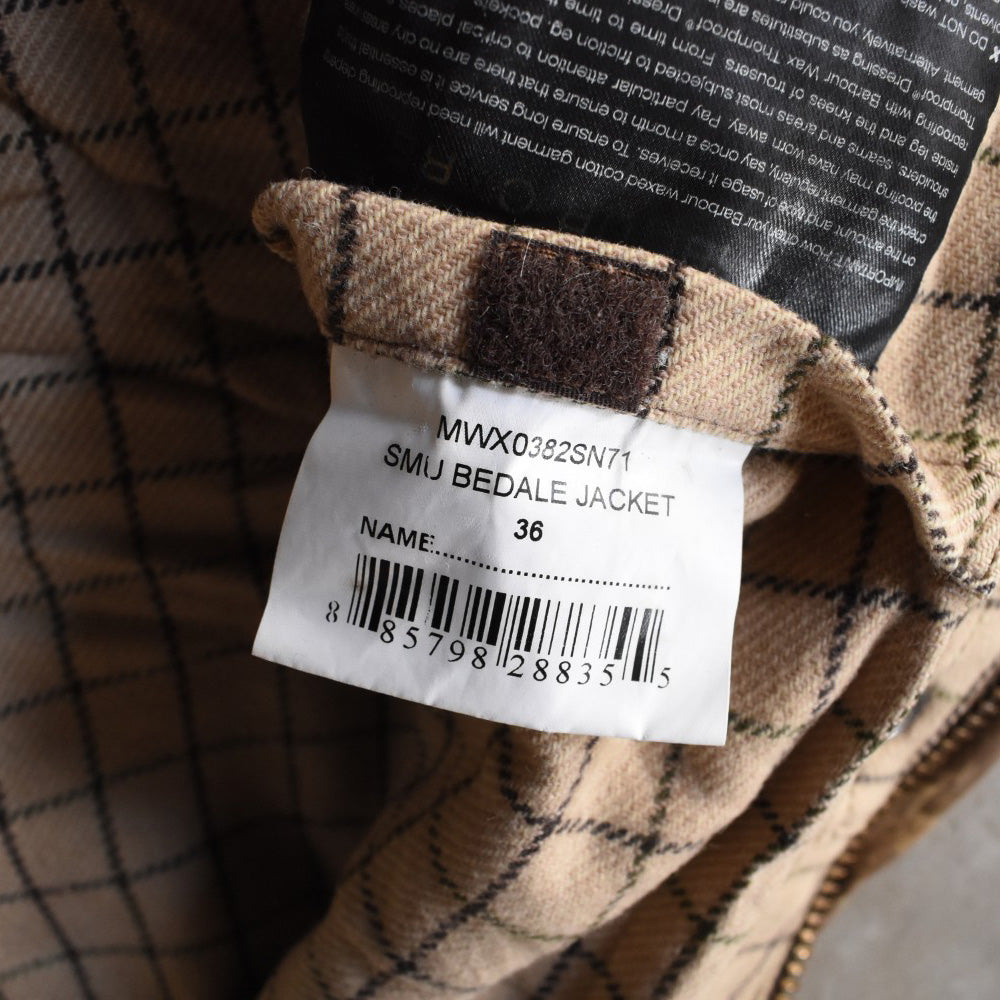 Barbour “SMU BEDALE” オイルドジャケット  鬼フェード 251114H