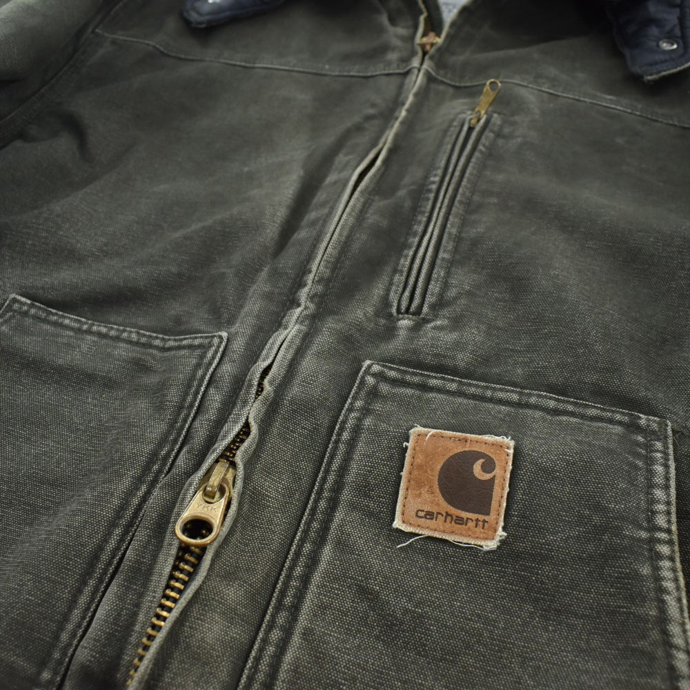 Y2K Carhartt C61 フード付き サンドストーン リッジコート MOSS 261023H
