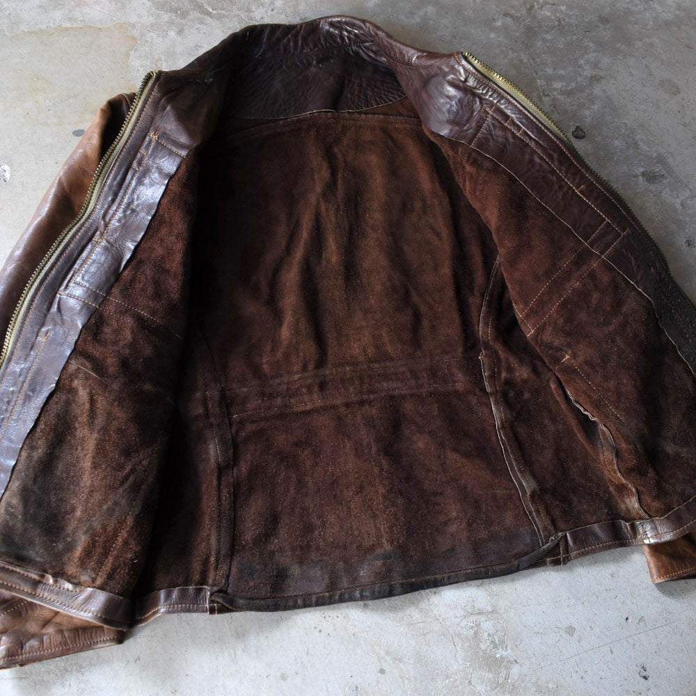 70’s KOK ハンドクラフト レザージャケット   251125H