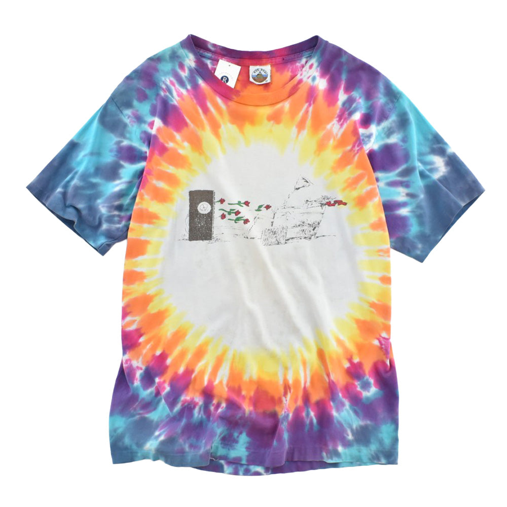 90's Grateful Dead "Is It Live... Or Is It Dead?" Maxell Memorex パロディ タイダイ ロックT USA製 260925H