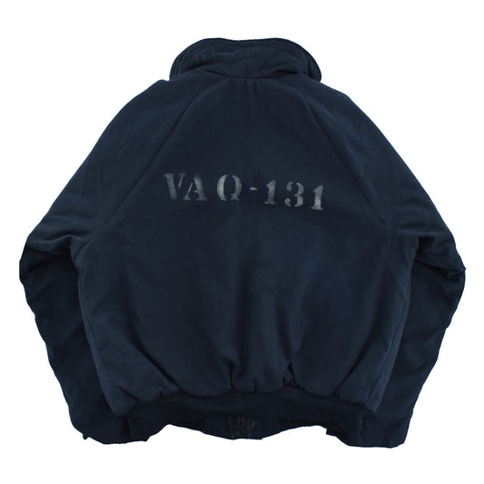 Y2K U.S.NAVY アラミド "VAQ-131" ステンシル入り シップボードジャケット 261027H