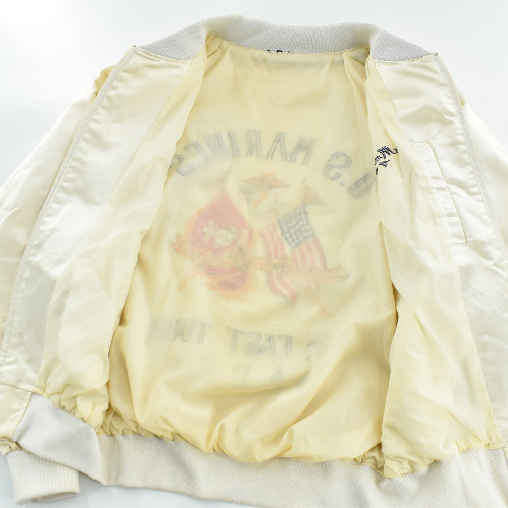 80's U.S. MARINES "FAR EAST TOUR JAPAN" スカジャン スーベニアジャケット 260804H