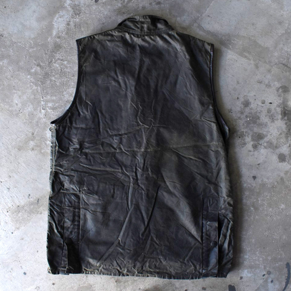 90’s 旧3ワラント Barbour “Westmorland” オイルドベスト 251202H