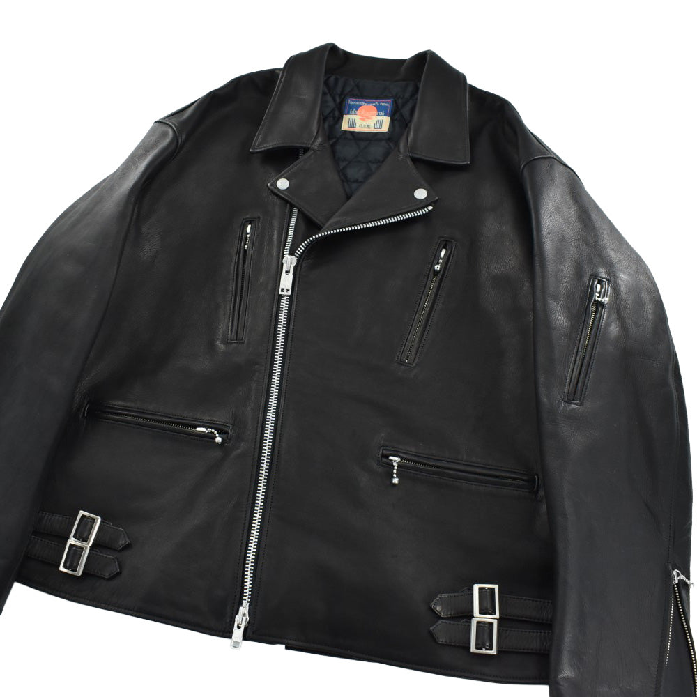 blackmeans  ビッグシルエット レザーダブルライダース 945-80TJ433-1 260918H