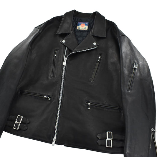 blackmeans  ビッグシルエット レザーダブルライダース 945-80TJ433-1 260918H