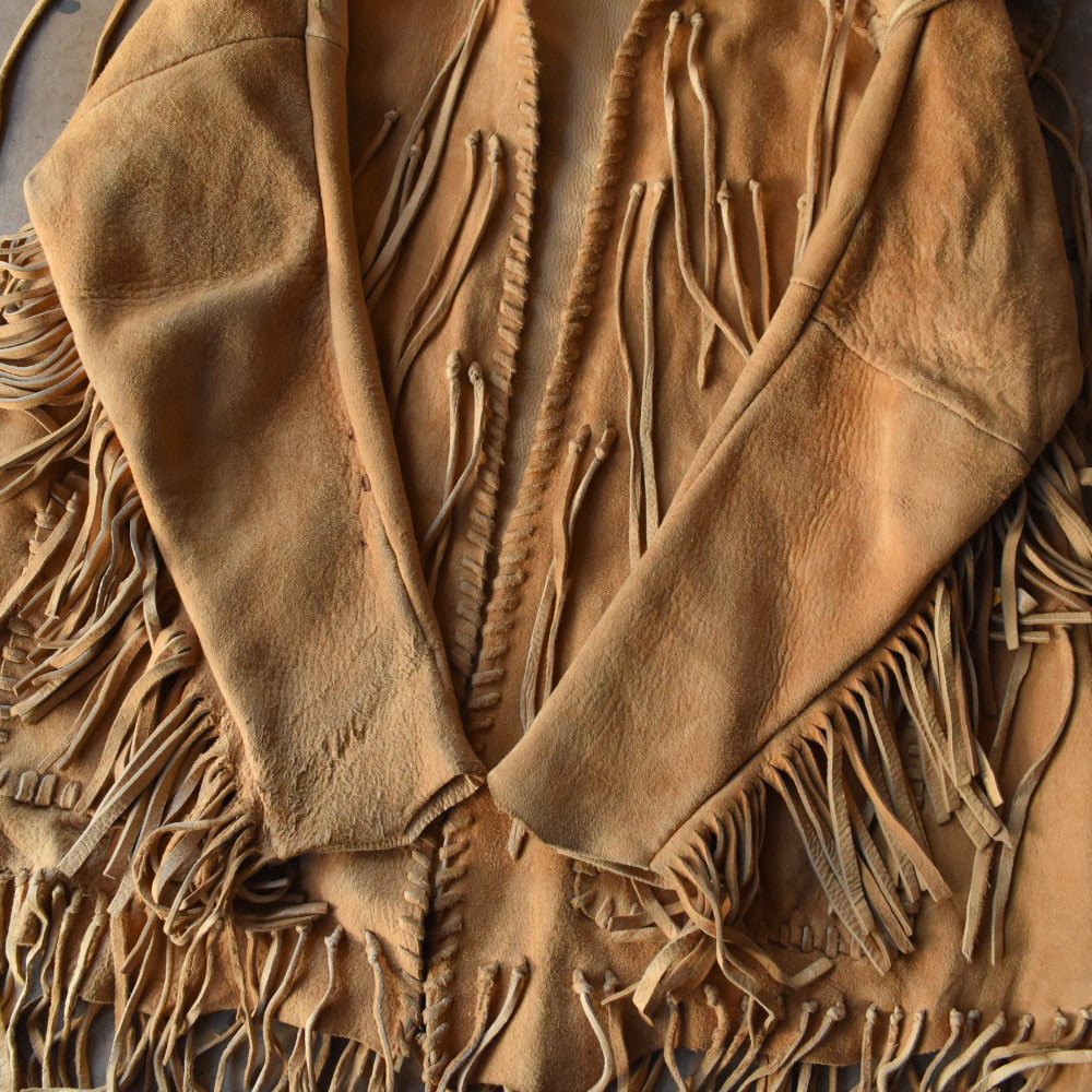 70’s ハンドクラフト ヒッピーレザージャケット 251205H