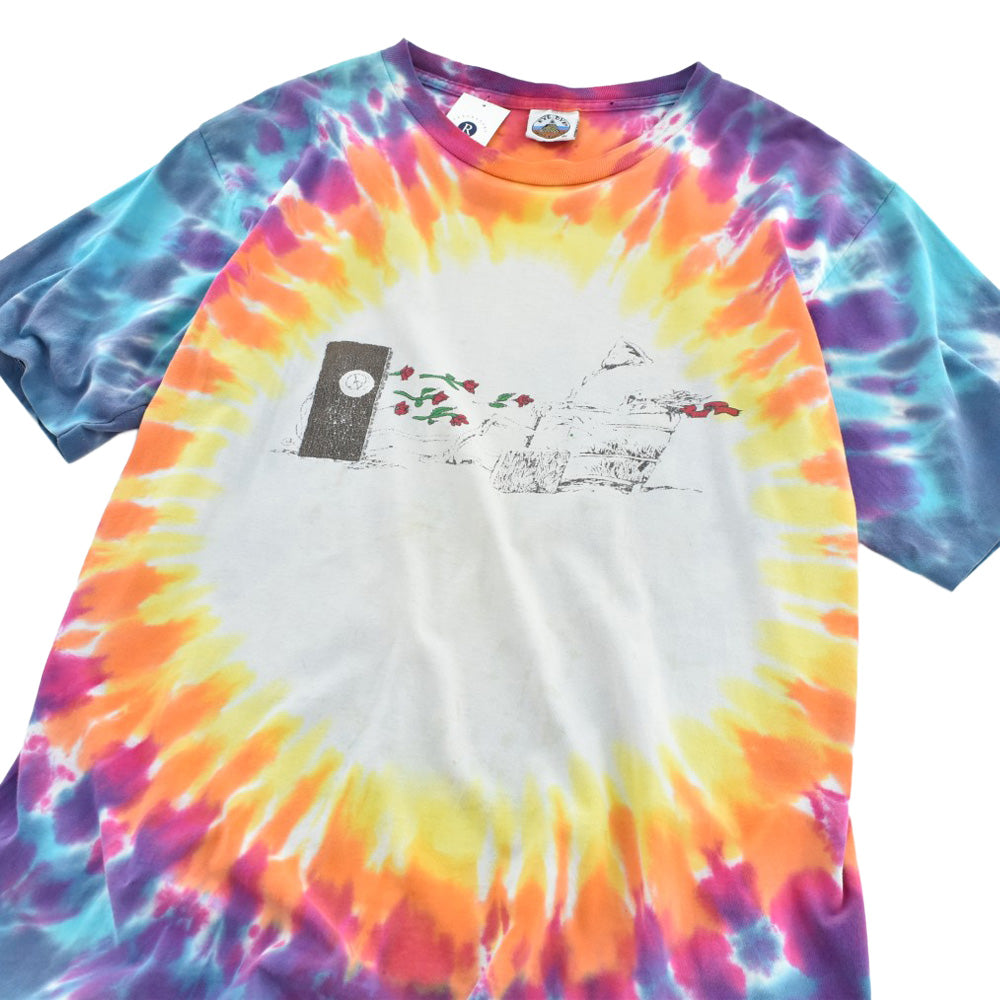 90's Grateful Dead "Is It Live... Or Is It Dead?" Maxell Memorex パロディ タイダイ ロックT USA製 260925H