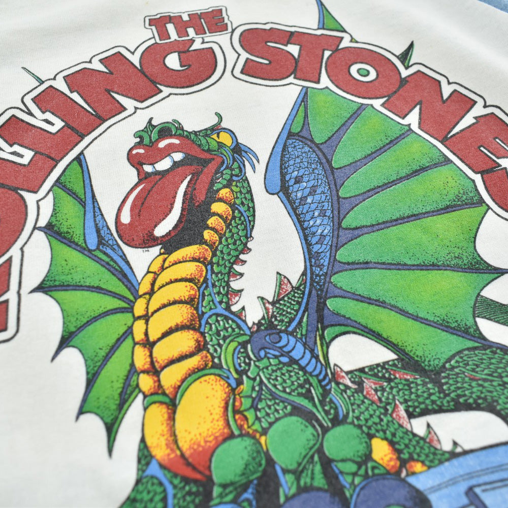 80’s The Rolling Stones "1981 American Tour" ラグラン ロックTシャツ USA製 260807HSH1