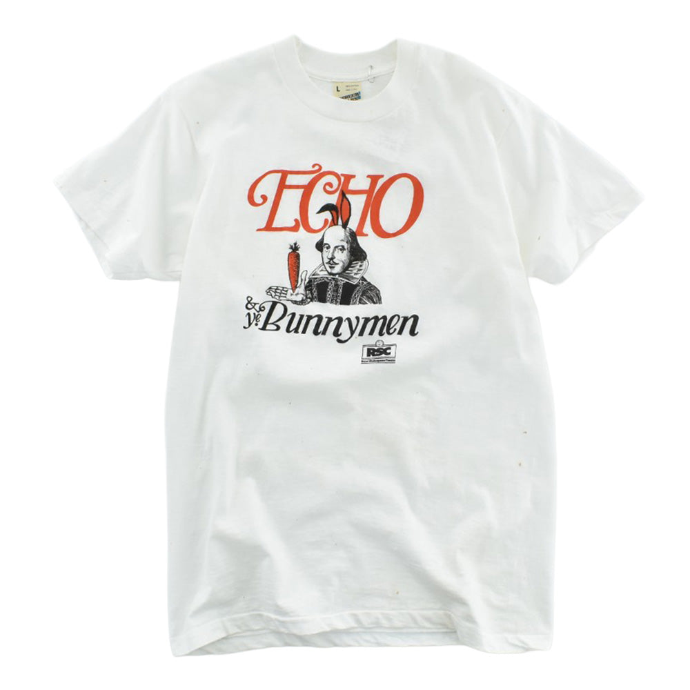 80’s N.O.S. Echo & the Bunnymen "Royal Shakespeare Theatre" ポストパンク ロックT 261027H