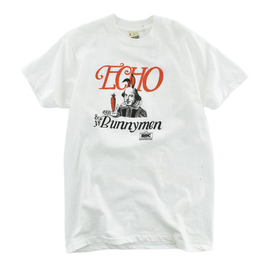 80’s N.O.S. Echo & the Bunnymen "Royal Shakespeare Theatre" ポストパンク ロックT 261027H