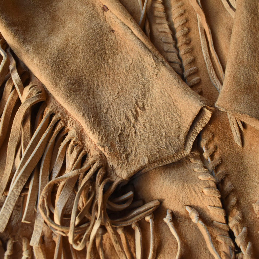 70’s ハンドクラフト ヒッピーレザージャケット 251205H