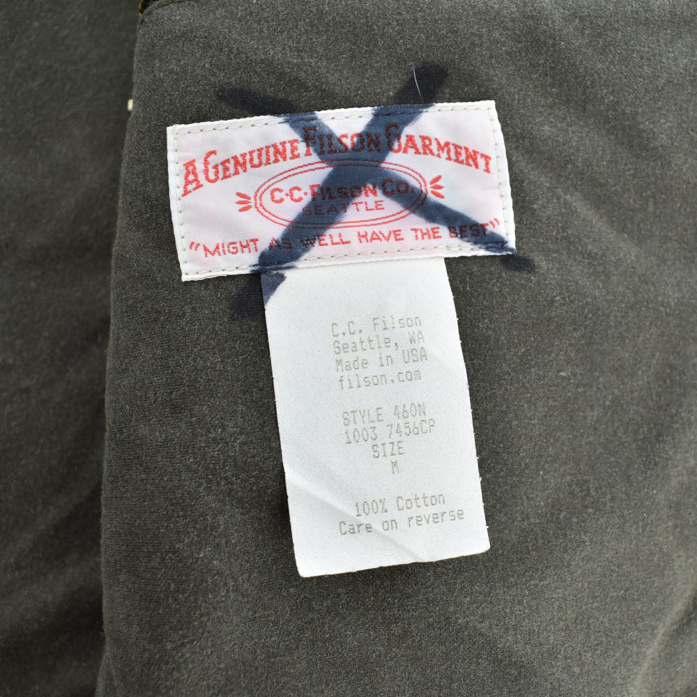 FILSON 460N シェルタークロス オイルド ハンティングジャケット USA製 260828H