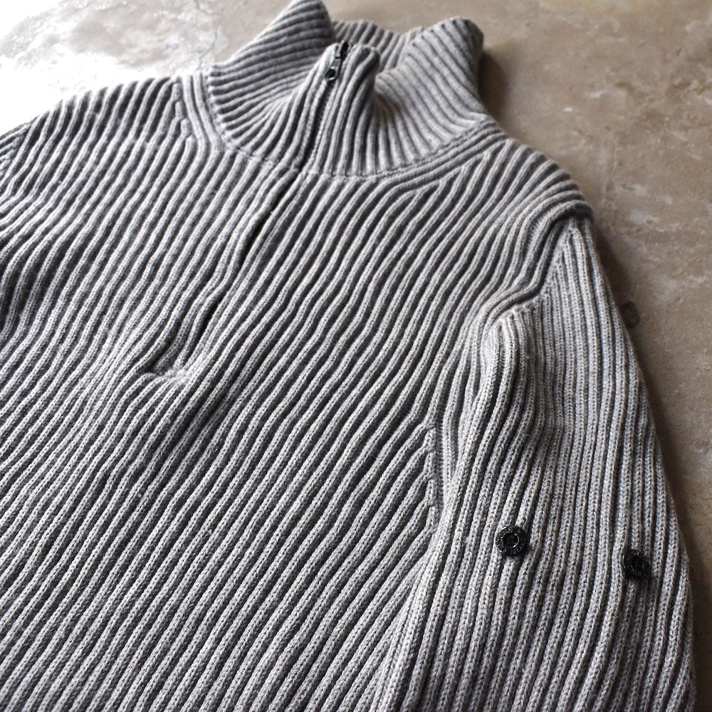 Y2K Stone Island ハーフジップ ニット Italy製 251104H