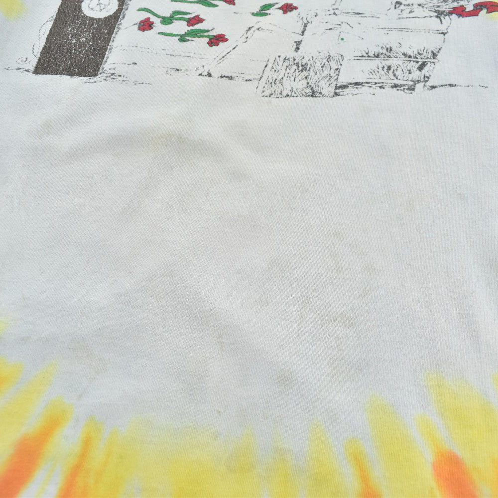 90's Grateful Dead "Is It Live... Or Is It Dead?" Maxell Memorex パロディ タイダイ ロックT USA製 260925H