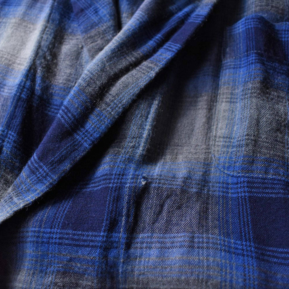 60’s オンブレチェック レーヨンガウン 251107H