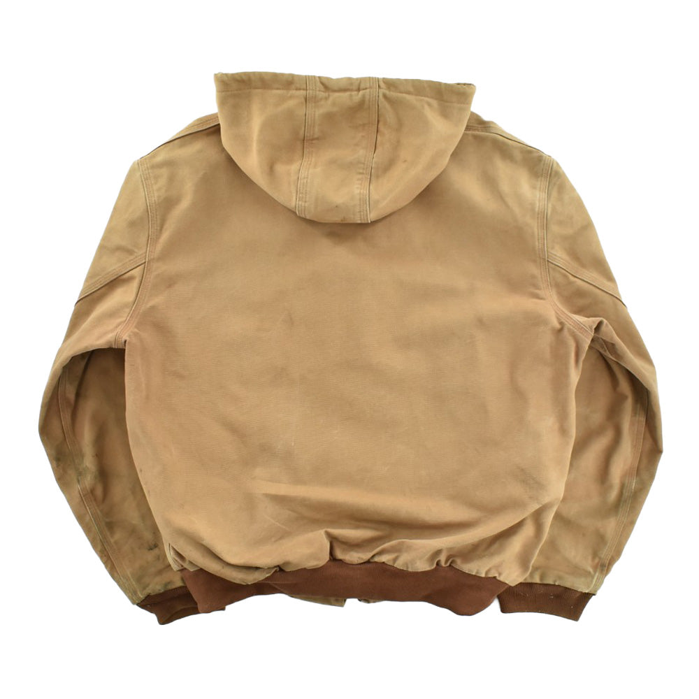 Y2K Carhartt アクティブジャケット フランネル チェックライナー USA製 260605H