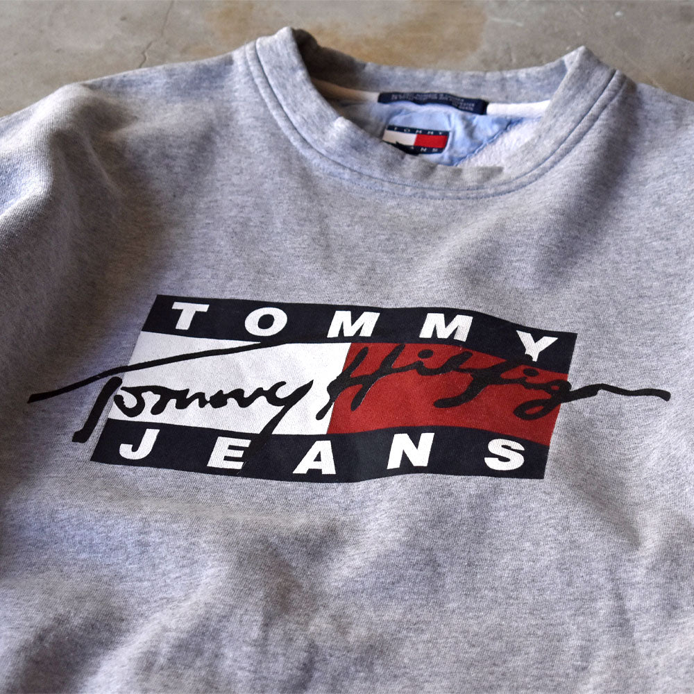 トミージーンズ 90s カプセルコレクション スウェット フラッグ サイズ 