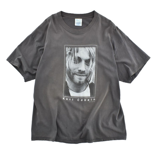 Y2K Kurt Cobain ポートレート ロックTシャツ 260721H