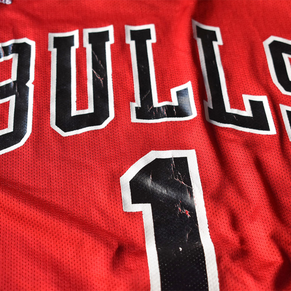 adidas “NBA Chicago Bulls / Rose #1“ バスケ ゲームシャツ 240709