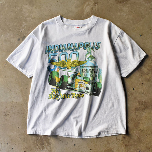 90’s “74th 500 Mile Race” レーシングプリント Tシャツ 250523