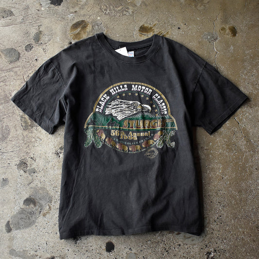 90's “Sturgis Black Hills Motor Classic” イーグル バイク Tシャツ USA製 250809H
