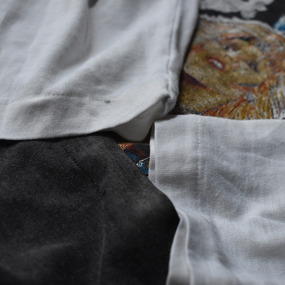 80's　Mötley Crüe/モトリー・クルー　"North American Tour" 袖プリント！ Raglan sleeve Tee　230705H