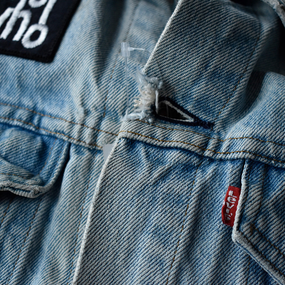 90's Levi's ワッペンカスタム！ “ロック“ デニムジャケット USA製 250731H