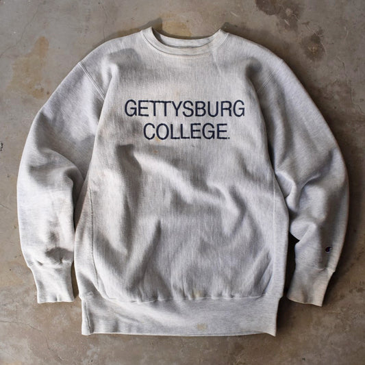 90’s Champion “GETTYSBURG COLLEGE” リバースウィーブ スウェット 251216H