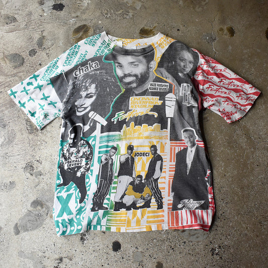 90’s AOP！“Cincinnati Riverfront Stadium Festival” MAZE/CHAKA/Patti LaBelle/Jodeci/Johnny Gill/Gerald Levert Tシャツ 250625H