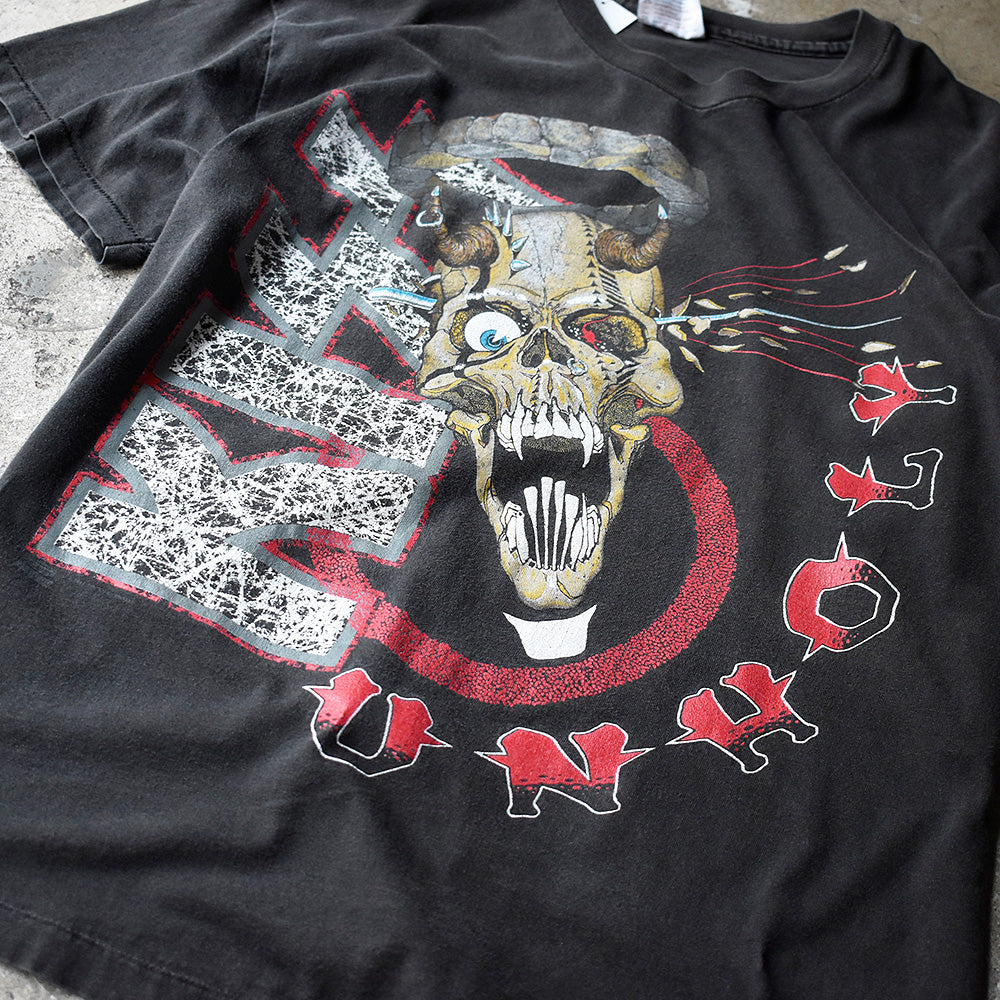 キッス UNHOLY スカルプリント Tシャツ 1992年 ヴィンテージ