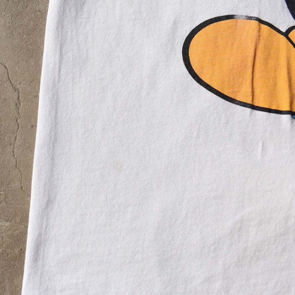90’s Disney 大判プリント “Mickey” キャラクターTシャツ 250421