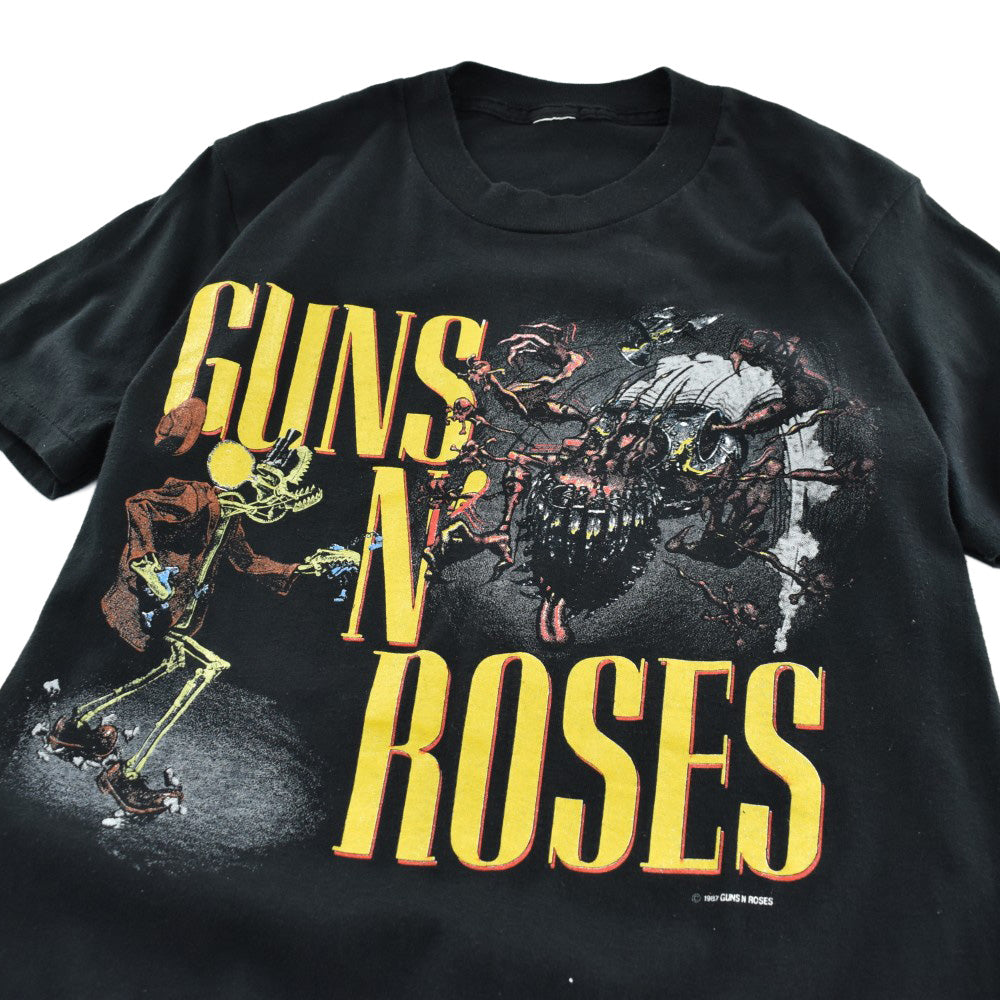 80's GUNS N' ROSES "Appetite for Destruction" 発禁 ロックTシャツ 260814H