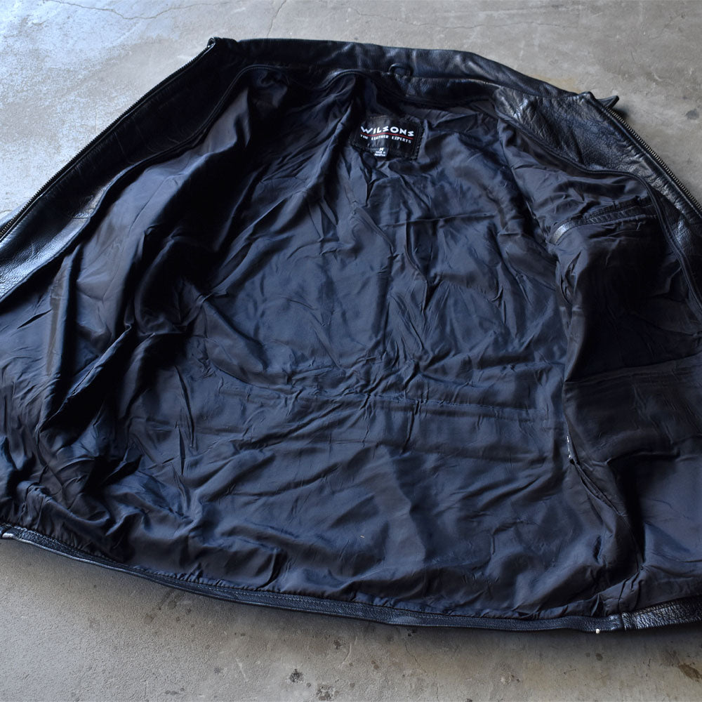 90-00’s WILLSONS 裏地付き レザージャケット カーコート 240115