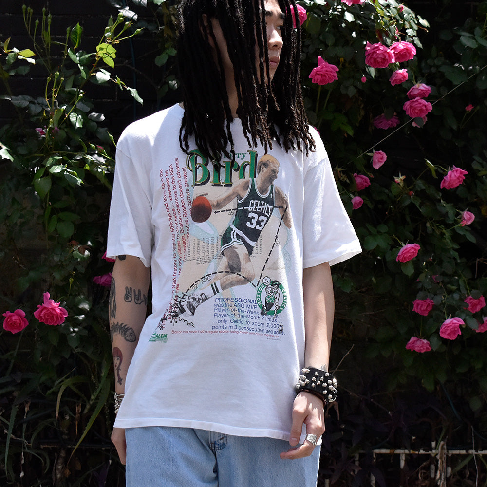 90's NBA Boston Celtics “Larry Bird“ Tシャツ 240506H