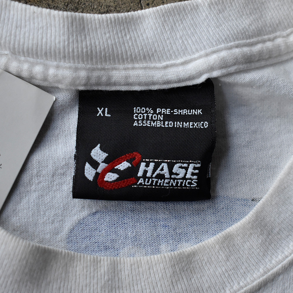 Y2K AOP！ CHASE AUTHENTICS “TEXAS MOTOR SPEEDWAY“ レーシングTシャツ 250704H