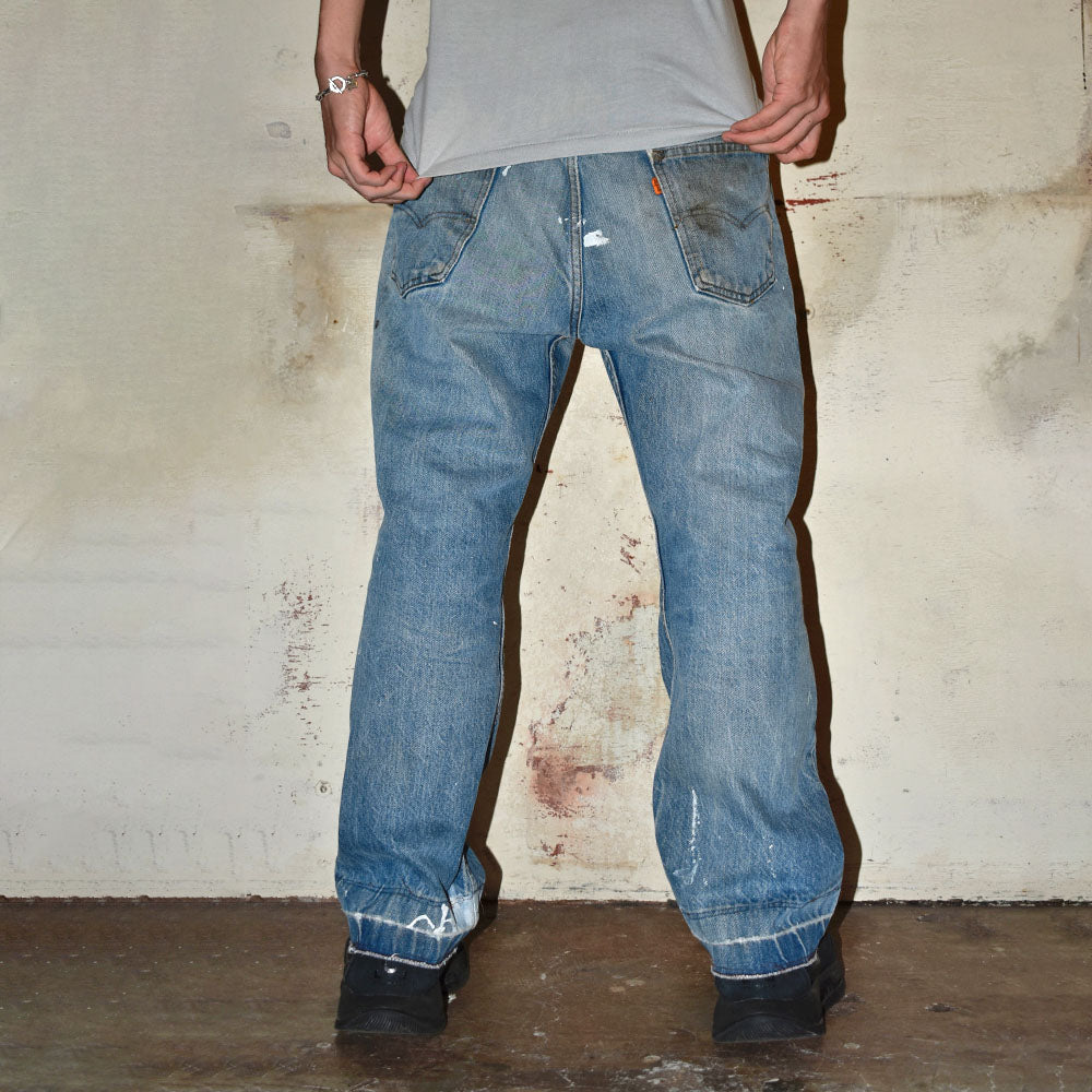 80’s Levi’s 517 ブーツカット グランジデニムパンツ 250909H