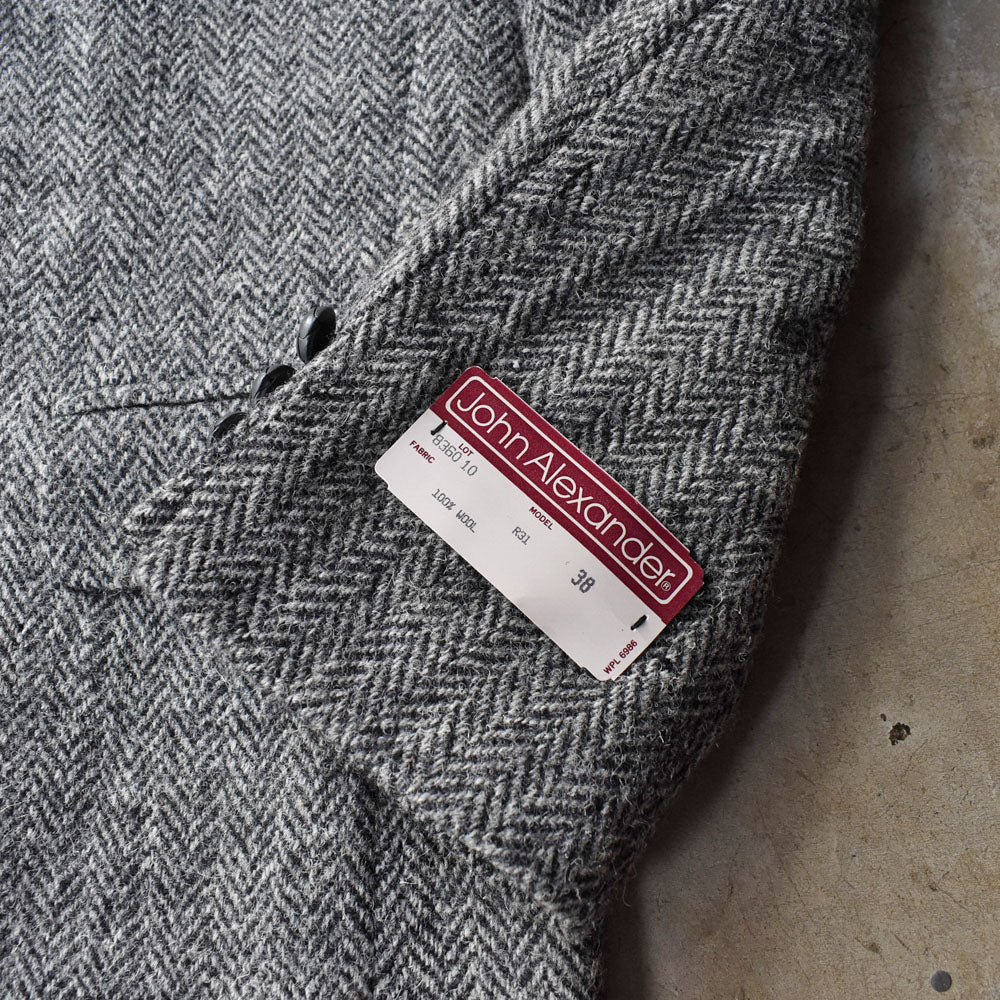 80’s John Alexander “Harris Tweed” テーラードジャケット NOS 251021H