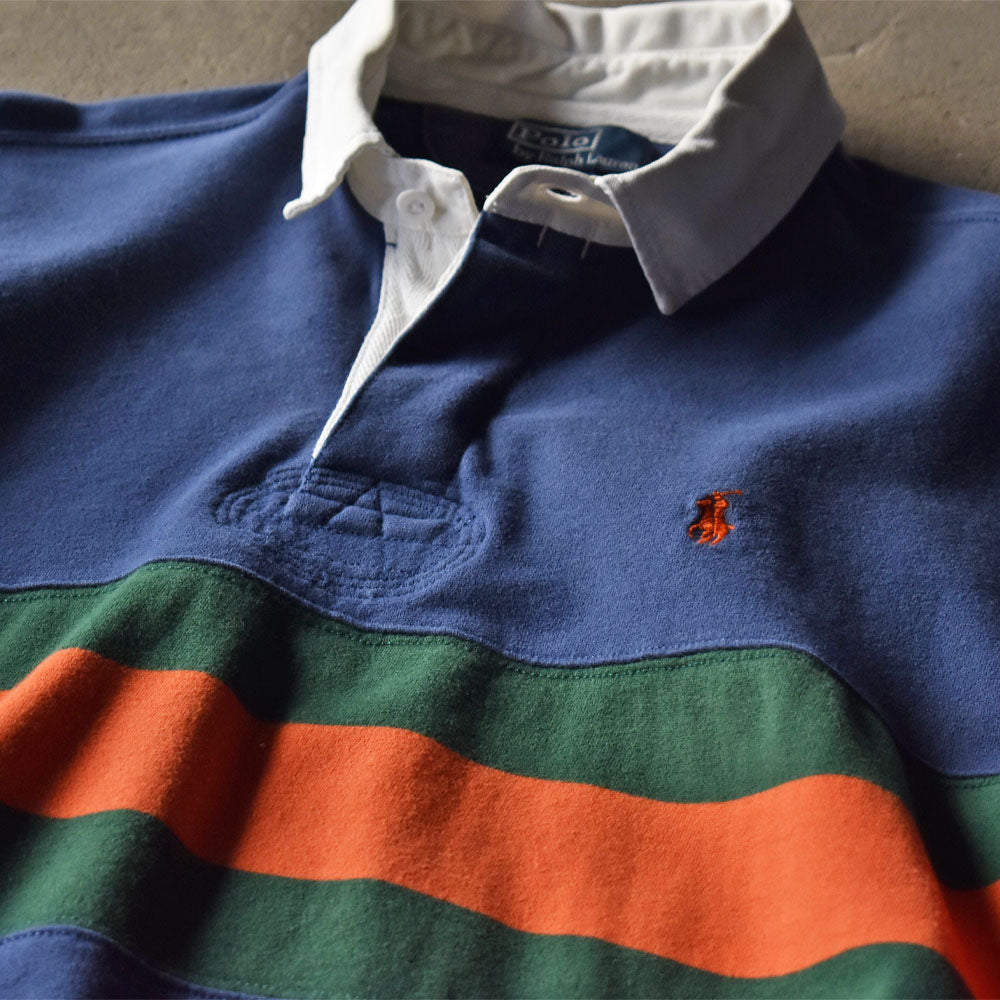 90's Polo Ralph Lauren ラグビージャージ ラグビーシャツ 240327 S2075