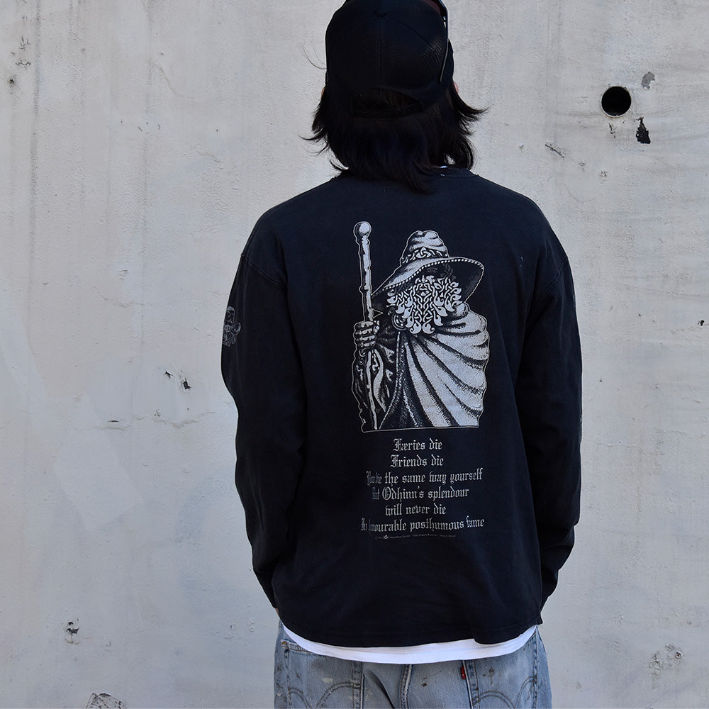 90's Burzum “Det som engang var” ロングスリーブTシャツ イングランド製 231121H