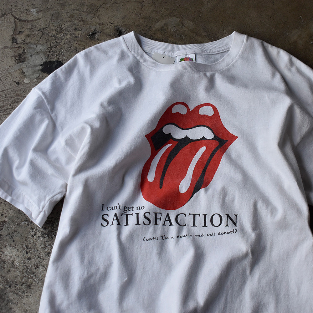 ローリング・ストーンズ Satisfaction Carter BloodCare ロックTシャツ 90年代〜 ヴィンテージ