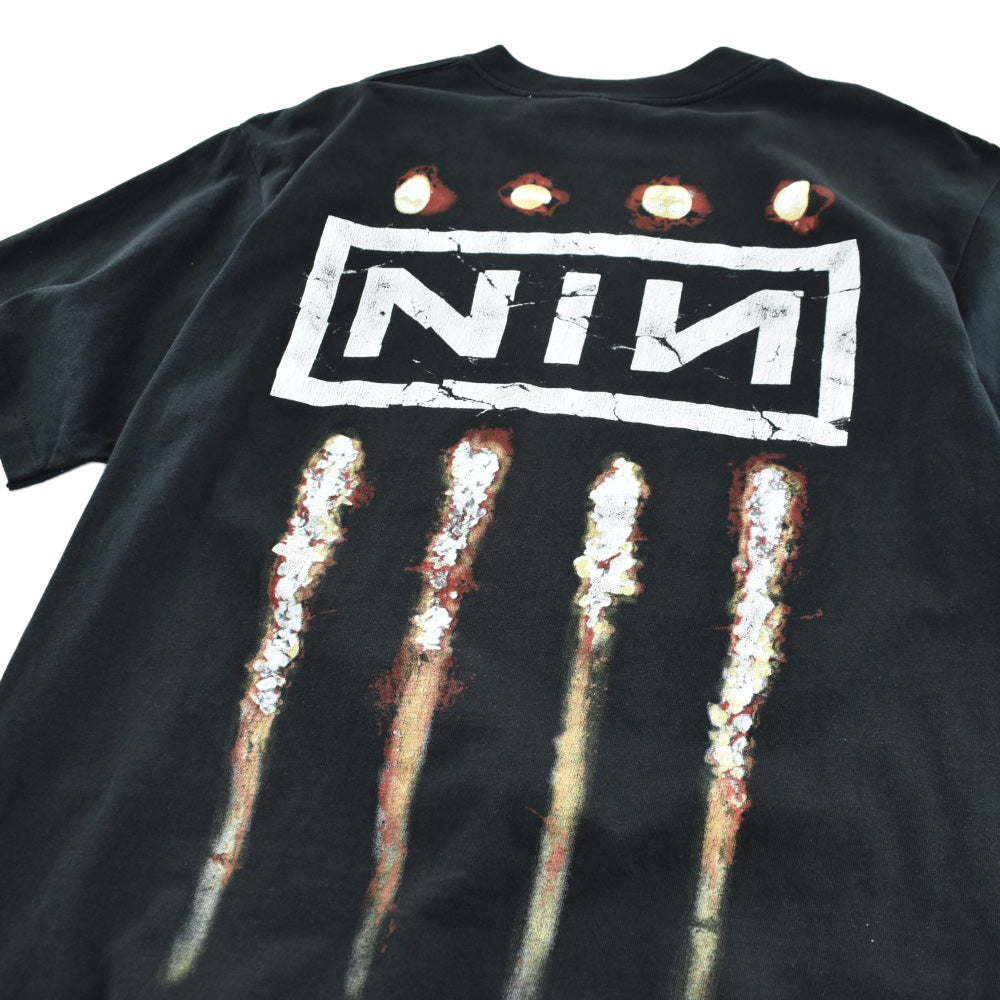 90's NINE INCH NAILS "THE DOWNWARD SPIRAL" インダストリアル ロックT 260728H