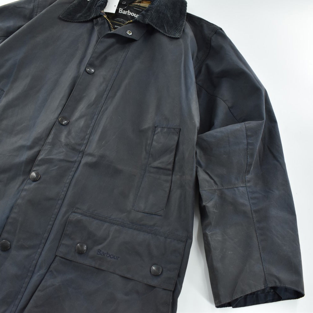 Barbour 3ワラント "BORDER" オイルドジャケット 紺 261016H