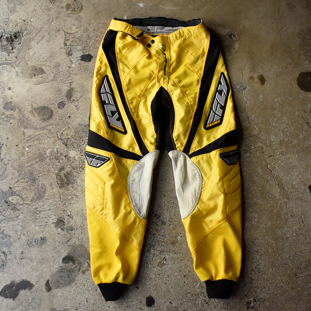 Y2K FLY Racing モトクロス レーシングパンツ イエロー！ 250729H